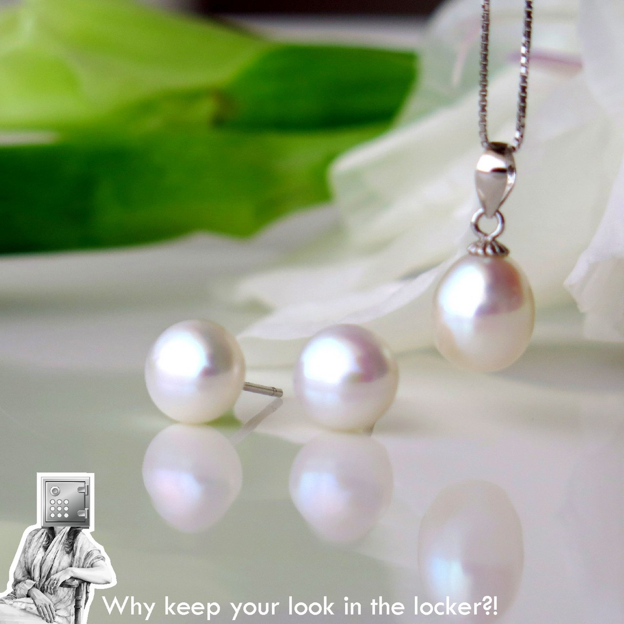 Pure pearl online earrings